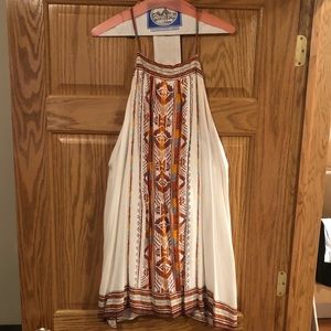 Multicolored pattern dress